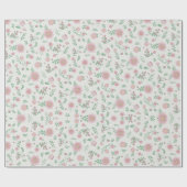 Floral Whispers: ZazzleWrapMagic Exclusieve Wraps Cadeaupapier (Vlak)