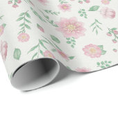 Floral Whispers: ZazzleWrapMagic Exclusieve Wraps Cadeaupapier (Rol Hoek)