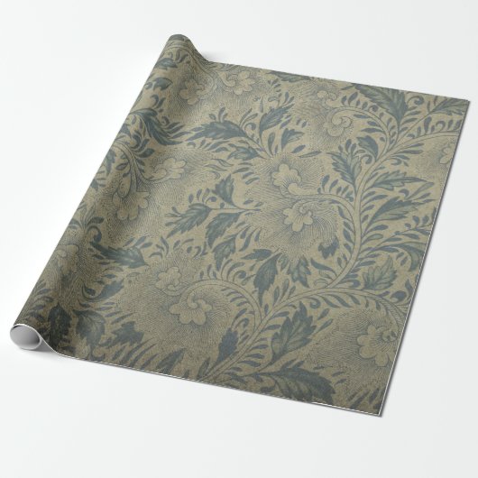 Floral Whispers: ZazzleWrapMagic Exclusieve Wraps Cadeaupapier (Uitgerold)