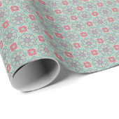 Floral Whispers: ZazzleWrapMagic Exclusieve Wraps Cadeaupapier (Rol Hoek)