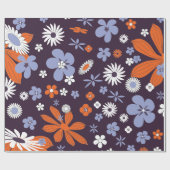 Floral Whispers: ZazzleWrapMagic Exclusieve Wraps Cadeaupapier (Vlak)