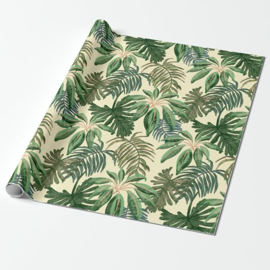 Floral Whispers: ZazzleWrapMagic Exclusieve Wraps Cadeaupapier (Uitgerold)