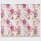 Floral Whispers: ZazzleWrapMagic Exclusieve Wraps Cadeaupapier (Vlak)