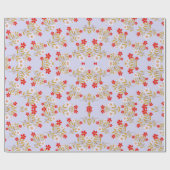 Floral Whispers: ZazzleWrapMagic Exclusieve Wraps Cadeaupapier (Vlak)