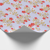 Floral Whispers: ZazzleWrapMagic Exclusieve Wraps Cadeaupapier (Hoek)