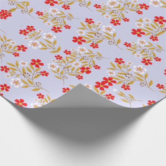 Floral Whispers: ZazzleWrapMagic Exclusieve Wraps Cadeaupapier (Hoek)