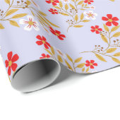 Floral Whispers: ZazzleWrapMagic Exclusieve Wraps Cadeaupapier (Rol Hoek)