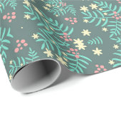 Floral Whispers: ZazzleWrapMagic Exclusieve Wraps Cadeaupapier (Rol Hoek)