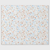 Floral Whispers: ZazzleWrapMagic Exclusieve Wraps Cadeaupapier (Vlak)