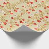 Floral Whispers: ZazzleWrapMagic Exclusieve Wraps Cadeaupapier (Hoek)
