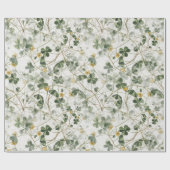 Floral Whispers: ZazzleWrapMagic Exclusieve Wraps Cadeaupapier (Vlak)