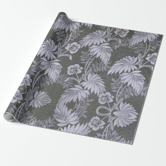 Floral Whispers: ZazzleWrapMagic Exclusieve Wraps Cadeaupapier (Uitgerold)
