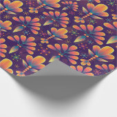 Floral Whispers: ZazzleWrapMagic Exclusieve Wraps Cadeaupapier (Hoek)