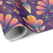 Floral Whispers: ZazzleWrapMagic Exclusieve Wraps Cadeaupapier (Rol Hoek)