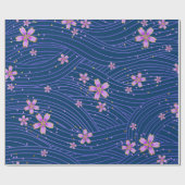 Floral Whispers: ZazzleWrapMagic Exclusieve Wraps Cadeaupapier (Vlak)