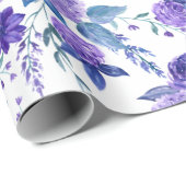 Floral Whispers: ZazzleWrapMagic Exclusieve Wraps Cadeaupapier (Rol Hoek)