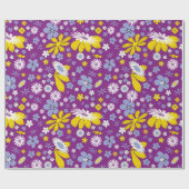 Floral Whispers: ZazzleWrapMagic Exclusieve Wraps Cadeaupapier (Vlak)