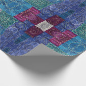 Floral Whispers: ZazzleWrapMagic Exclusieve Wraps Cadeaupapier (Hoek)