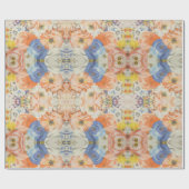 Floral Whispers: ZazzleWrapMagic Exclusieve Wraps Cadeaupapier (Vlak)