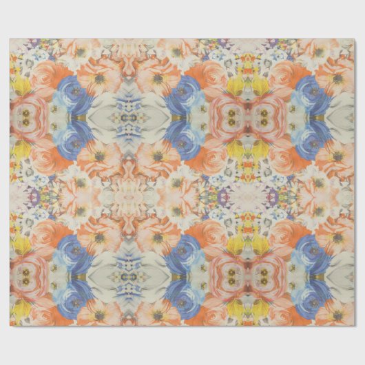 Floral Whispers: ZazzleWrapMagic Exclusieve Wraps Cadeaupapier (Vlak)