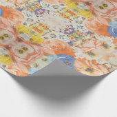 Floral Whispers: ZazzleWrapMagic Exclusieve Wraps Cadeaupapier (Hoek)