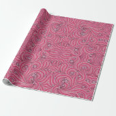 Floral Whispers: ZazzleWrapMagic Exclusieve Wraps Cadeaupapier (Uitgerold)