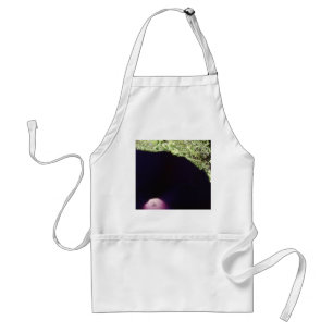 Floral White Apron Standaard Schort
