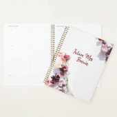 Floral white bruiloft Planner (Display)