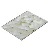 Floral White Elegant Blossom Notitieboek (Linkerzijde)