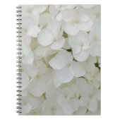 Floral White Elegant Blossom Notitieboek (Voorkant)