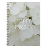 Floral White Elegant Blossom Notitieboek (Voorkant)