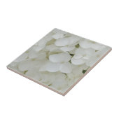 Floral White Elegant Blossom Tegeltje (Zijkant)