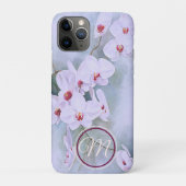 Floral White Orchids Ruby Throated Waterverf Case-Mate iPhone Case (Achterkant)
