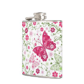 Floral White Pattern Heupfles (Links)