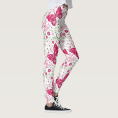Floral White Pattern Leggings (Rechts)