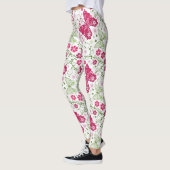 Floral White Pattern Leggings (Links)