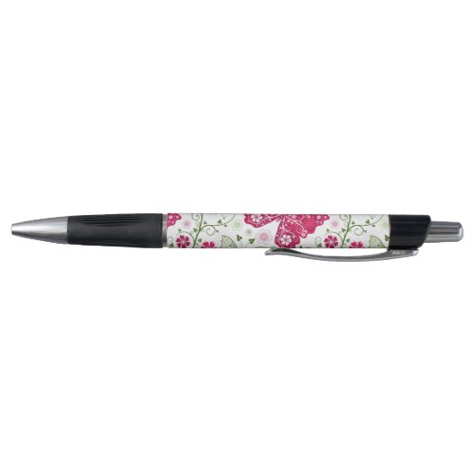 Floral White Pattern Pen (Bodem)