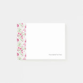 Floral White Pattern Post-it® Notes (Voorkant)