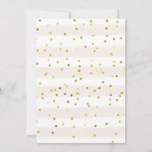 Floral White Pumpkin Baby shower Invitation Kaart (Achterkant)