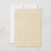 Floral White Twinkle Little Star Baby shower Bedankkaart (Achterkant)