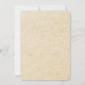 Floral White Twinkle Little Star Baby shower Kaart (Achterkant)