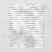 Floral White Wedding Flyer (Achterkant)