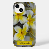 Floral White Yellow Plumeria