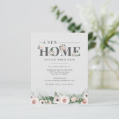 Floral wij hebben de Bewegende Aankondiging van he (Staand voorkant)