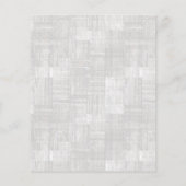 Floral wij hebben de Bewegende Aankondiging van he (Achterkant)