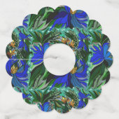 Floral Wijnglaslabel (Achterkant)