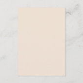 Floral wil baby. Waterverf roos advies Informatiekaartje (Achterkant)