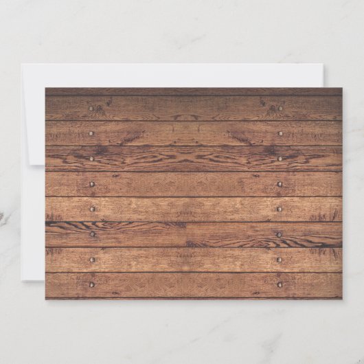 Floral Wild One 1st Birthday Rustic Teepee Party Kaart (Achterkant)