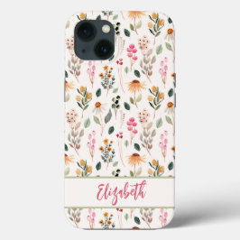 Floral wilde bloemen Case-Mate iPhone case