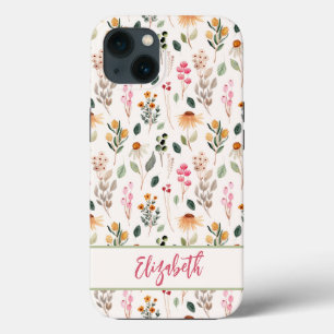Floral wilde bloemen Case-Mate iPhone case